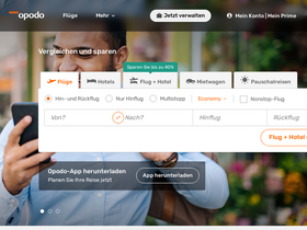 'opodo.ch' screenshot