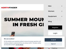 'northfinder.com' screenshot