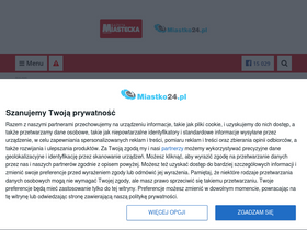 'miastko24.pl' screenshot