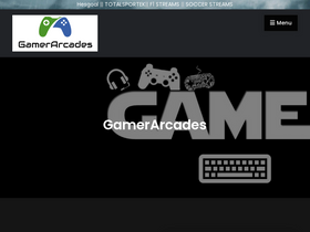 'gamerarcades.com' screenshot