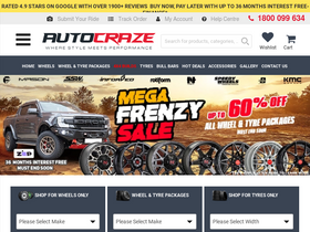 'autocraze.com.au' screenshot