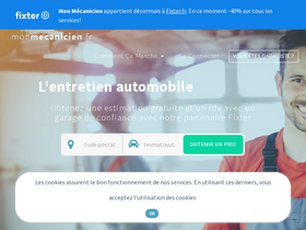 'monmecanicien.fr' screenshot