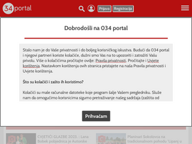 '034portal.hr' screenshot