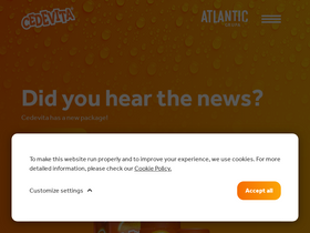 'cedevita.com' screenshot