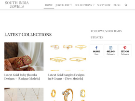 'southindiajewels.com' screenshot