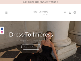 sisterhooddresshire.com homepage screenshot