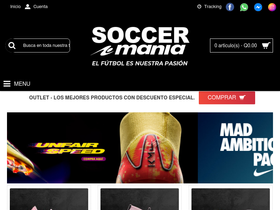 'soccermaniaguate.com' screenshot