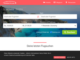'direktflug.de' screenshot
