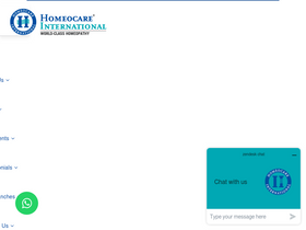 'homeocare.in' screenshot