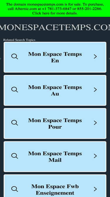monespacetemps.com