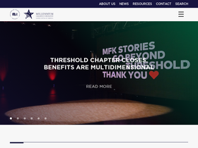 'millenniumkosovo.org' screenshot