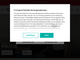 'spreadshirt.dk' screenshot