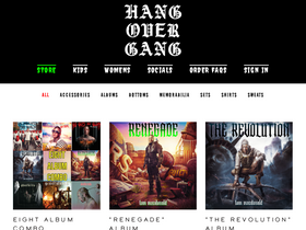 'hangovergang.com' screenshot