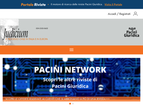'judicium.it' screenshot