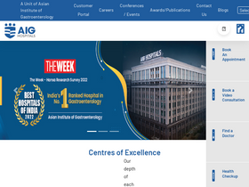 'aighospitals.com' screenshot