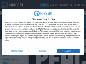 'mikseri.net' screenshot