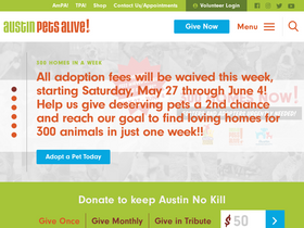 'austinpetsalive.org' screenshot