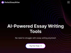 PerfectEssayWriter - AI-driven essay creation: fast, free, original, user-friendly.