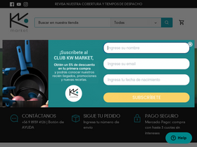 'kwmarket.cl' screenshot