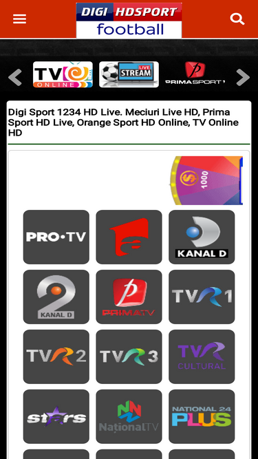 Digi tv live discount online