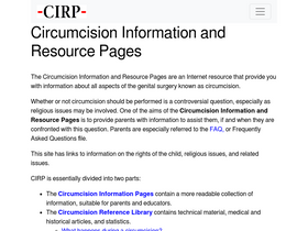 'cirp.org' screenshot