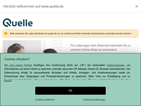'quelle.de' screenshot
