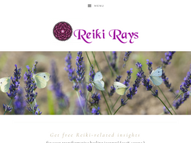 'reikirays.com' screenshot
