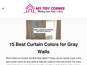 'mytidycorner.com' screenshot