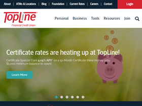 'toplinecu.com' screenshot
