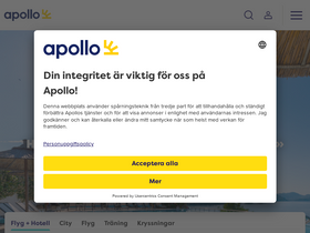 'apollo.se' screenshot
