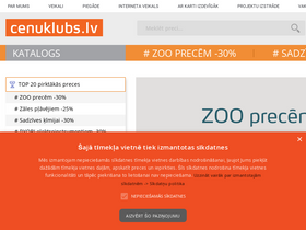 'cenuklubs.lv' screenshot
