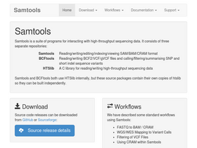 'htslib.org' screenshot