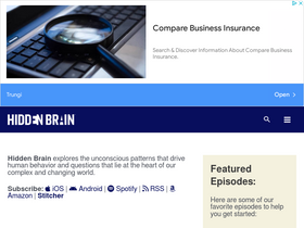 'hiddenbrain.org' screenshot