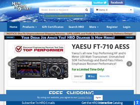 'hamradio.com' screenshot