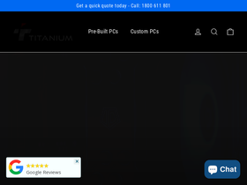 titaniumpc.com.au homepage screenshot