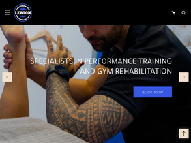 leatonperformance.co.nz homepage screenshot