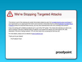 'urldefense.com' screenshot