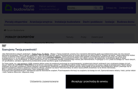 'forumbudowlane.pl' screenshot