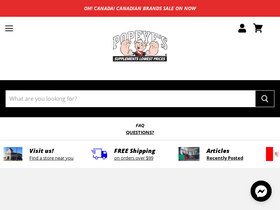 'popeyesonlineorders.com' screenshot