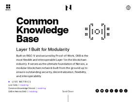 'nervos.org' screenshot