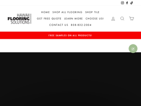 hawaiiflooringsolutions.com homepage screenshot