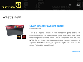 'raphnet-tech.com' screenshot