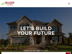 'beazer.com' screenshot