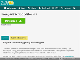 free-javascript-editor.soft112.com