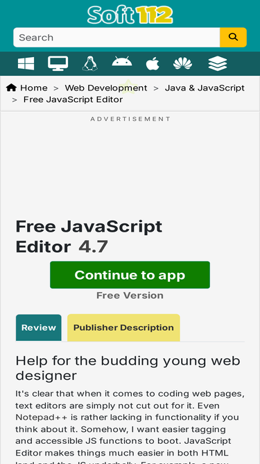 free-javascript-editor.soft112.com