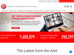 'adr.org' screenshot