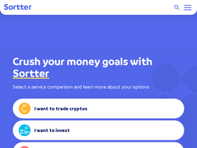 'sortter.com' screenshot