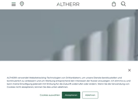 'altherr.de' screenshot