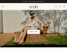 shopserah.com homepage screenshot
