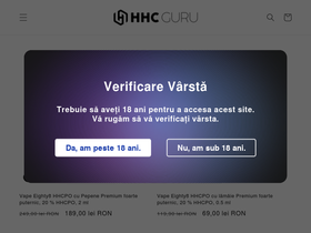 hhc-guru.eu homepage screenshot